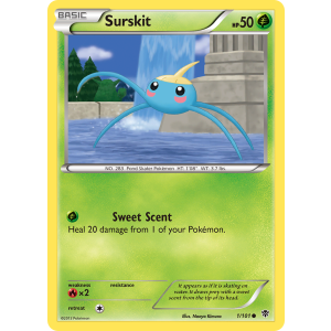 Surskit 1/101 Pokemon TCG Black & White Plasma Blast