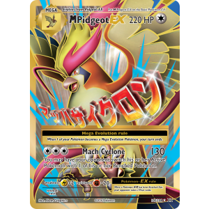 Rare Ultra M Pidgeot-EX 105/108 Pokemon TCG XY Evolutions