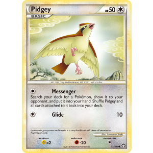 Pidgey 71/102 Pokemon TCG HeartGold & SoulSilver HSTriumphant