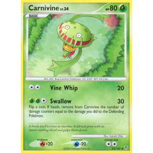 Carnivine 53/147 Pokemon TCG Platinum Supreme Victors