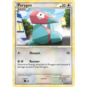 Porygon 73/102 Pokemon TCG HeartGold & SoulSilver HSTriumphant