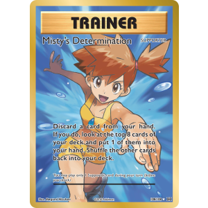 Rare Ultra Misty's Determination 108/108 Pokemon TCG XY Evolutions