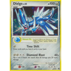 Rare Holo Dialga 4/100 Pokemon TCG Diamond & Pearl Majestic Dawn