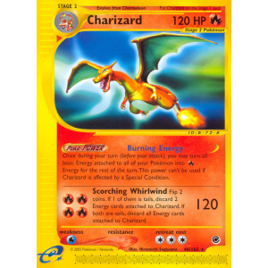 Charizard 40/165 Pokemon TCG E-Card Expedition Base Set