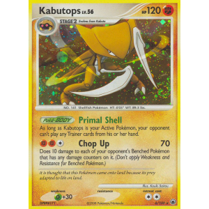 Rare Holo Kabutops 6/100 Pokemon TCG Diamond & Pearl Majestic Dawn