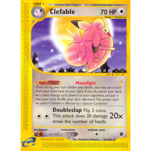 Clefable 41/165 Pokemon TCG E-Card Expedition Base Set