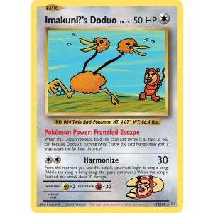 Rare Secret Imakuni's Doduo 112/108 Pokemon TCG XY Evolutions