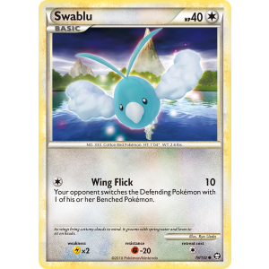 Swablu 78/102 Pokemon TCG HeartGold & SoulSilver HSTriumphant