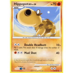 Hippopotas 61/147 Pokemon TCG Platinum Supreme Victors