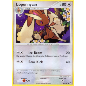 Lopunny 63/147 Pokemon TCG Platinum Supreme Victors