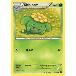 Skiploom 4/114 Pokemon TCG XY Steam Siege