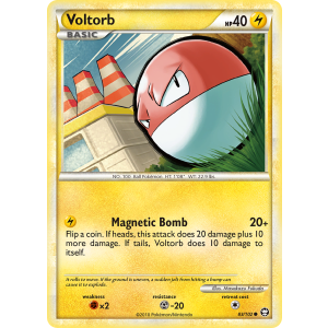 Voltorb 83/102 Pokemon TCG HeartGold & SoulSilver HSTriumphant