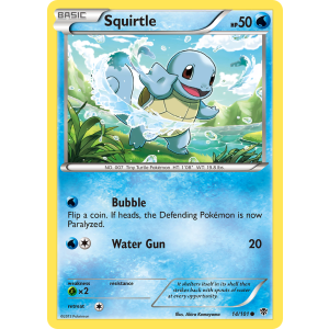 Squirtle 14/101 Pokemon TCG Black & White Plasma Blast