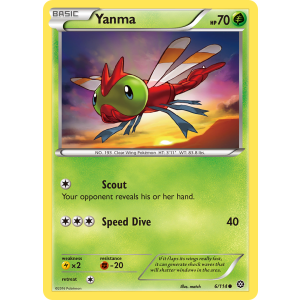 Yanma 6/114 Pokemon TCG XY Steam Siege