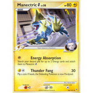 Manectric G 66/147 Pokemon TCG Platinum Supreme Victors