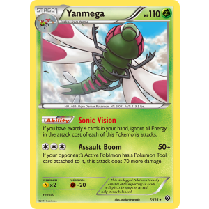 Yanmega 7/114 Pokemon TCG XY Steam Siege