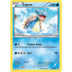 Lapras 17/101 Pokemon TCG Black & White Plasma Blast