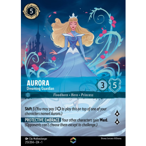 Enchanted Aurora - Dreaming Guardian 213/204 Disney Lorcana TCG The First Chapter