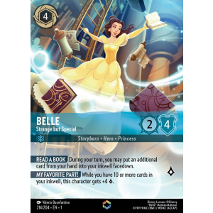 Enchanted Belle - Strange but Special 214/204 Disney Lorcana TCG The First Chapter