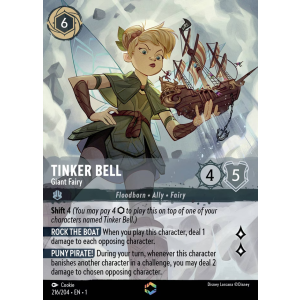 Enchanted Tinker Bell - Giant Fairy 216/204 Disney Lorcana TCG The First Chapter