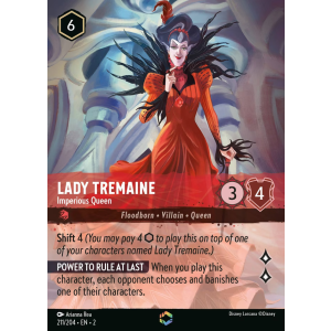 Enchanted Lady Tremaine - Imperious Queen 211/204 Disney Lorcana TCG Rise of the Floodborn