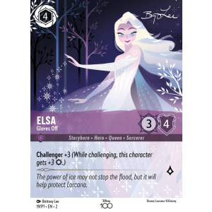 Promo Elsa - Gloves Off 19/204 Disney Lorcana TCG Disney 100