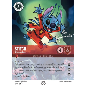 Promo Stitch - Abomination 21/204 Disney Lorcana TCG Disney 100