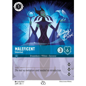 Promo Maleficent - Uninvited 22/204 Disney Lorcana TCG Disney 100