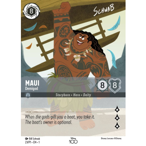 Promo Maui - Demigod 23/204 Disney Lorcana TCG Disney 100