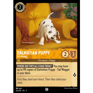 Dalmatian Puppy - Tail Wagger 4b/204 Disney Lorcana TCG Into the Inklands