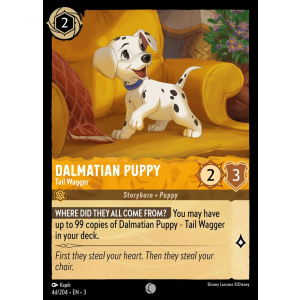 Dalmatian Puppy - Tail Wagger 4d/204 Disney Lorcana TCG Into the Inklands