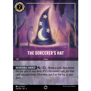 Enchanted The Sorcerer's Hat 210/204 Disney Lorcana TCG Into the Inklands