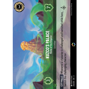 Enchanted Kuzco's Palace - Home of the Emperor 213/204 Disney Lorcana TCG Into the Inklands