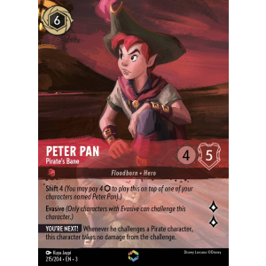 Enchanted Peter Pan - Pirate's Bane 215/204 Disney Lorcana TCG Into the Inklands