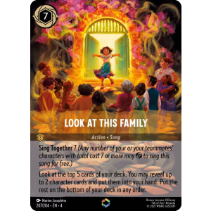 Enchanted Look at This Family 207/204 Disney Lorcana TCG Ursula's Return