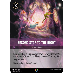 Enchanted Second Star to the Right 210/204 Disney Lorcana TCG Ursula's Return