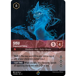 Enchanted Sisu - Empowered Sibling 215/204 Disney Lorcana TCG Ursula's Return