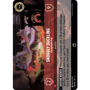 Enchanted Snuggly Duckling - Disreputable Pub 216/204 Disney Lorcana TCG Ursula's Return