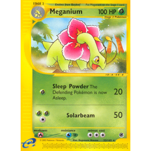 Meganium 53/165 Pokemon TCG E-Card Expedition Base Set