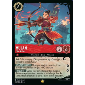 Legendary Mulan - Elite Archer 224/204 Disney Lorcana TCG Ursula's Return