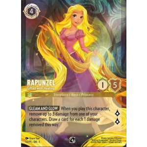 Promo Rapunzel - Gifted with Healing 43/204 Disney Lorcana TCG Challenge Promo