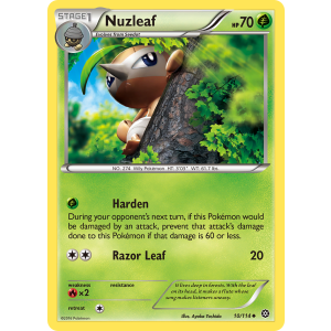 Nuzleaf 10/114 Pokemon TCG XY Steam Siege