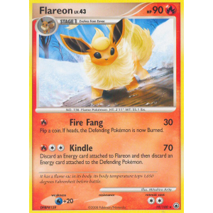 Flareon 19/100 Pokemon TCG Diamond & Pearl Majestic Dawn