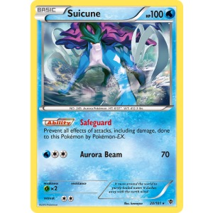 Suicune 20/101 Pokemon TCG Black & White Plasma Blast