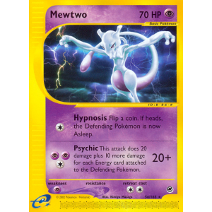 Mewtwo 56/165 Pokemon TCG E-Card Expedition Base Set