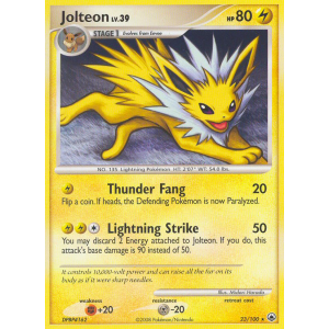 Jolteon 23/100 Pokemon TCG Diamond & Pearl Majestic Dawn