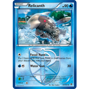 Relicanth 24/101 Pokemon TCG Black & White Plasma Blast