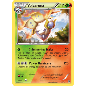 Volcarona 15/114 Pokemon TCG XY Steam Siege