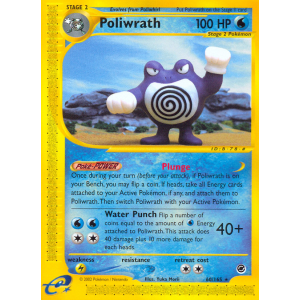 Poliwrath 60/165 Pokemon TCG E-Card Expedition Base Set