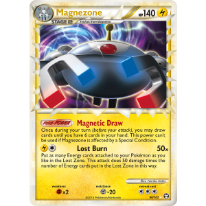 Rare Prime Magnezone 96/102 Pokemon TCG HeartGold & SoulSilver HSTriumphant